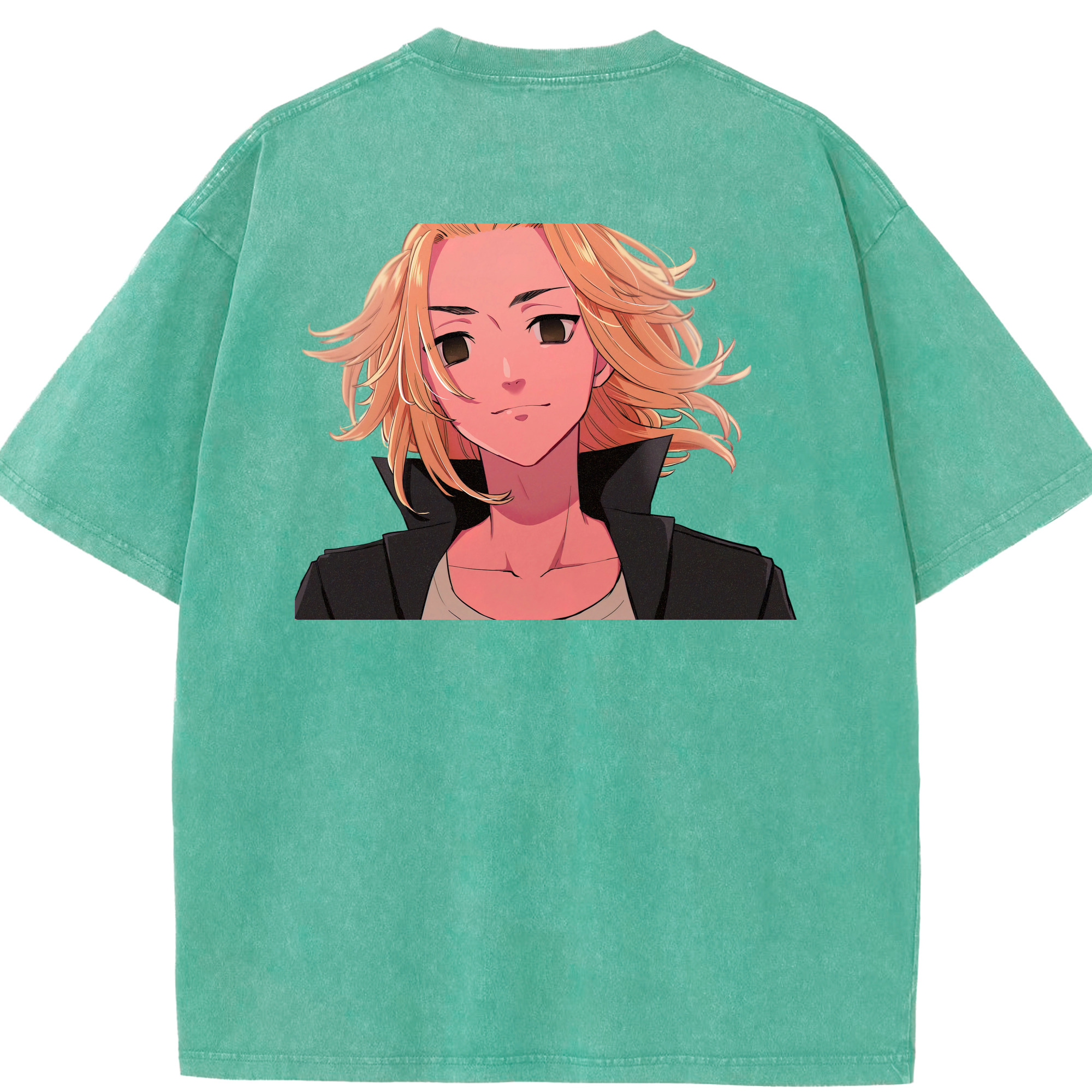 （画像用） 東京リベンジャーズ Tokyo Revengers 綿100% ヴィンテージ風 半袖Tシャツ（背面プリント）